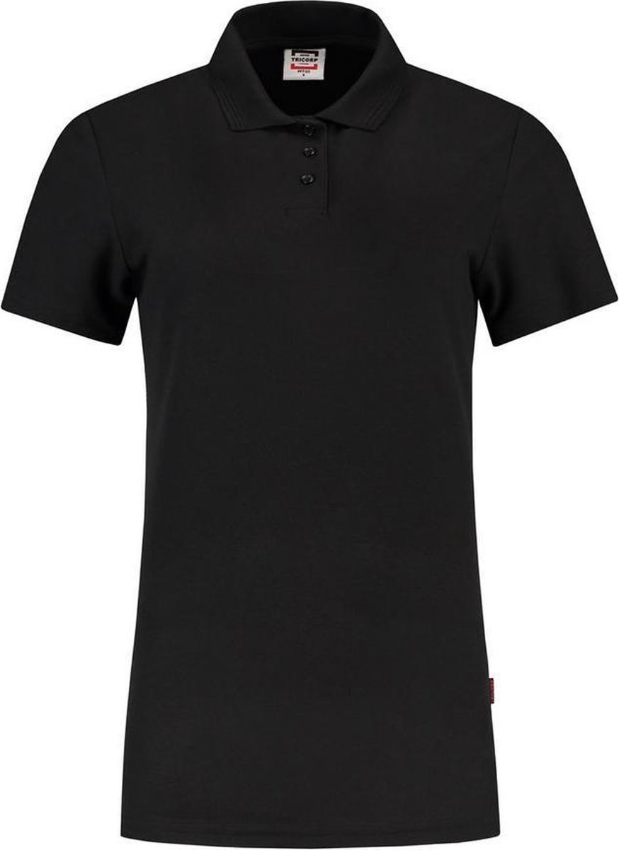 Tricorp Poloshirt Dames 201010 Zwart - Maat 3XL