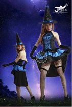 Sexy Heksen Lingerie Blauw - Pikant pakje - erotisch rollenspel - spannend in de slaapkamer - erotische outfit - heks - witch