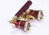 Levenhuk Broadway 325N Opernglas (rot Lorgnette mit LED-Licht)