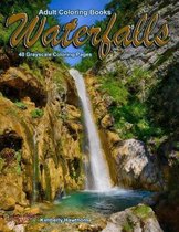 Adult Coloring Books Waterfalls 48 Grayscale Coloring Pages