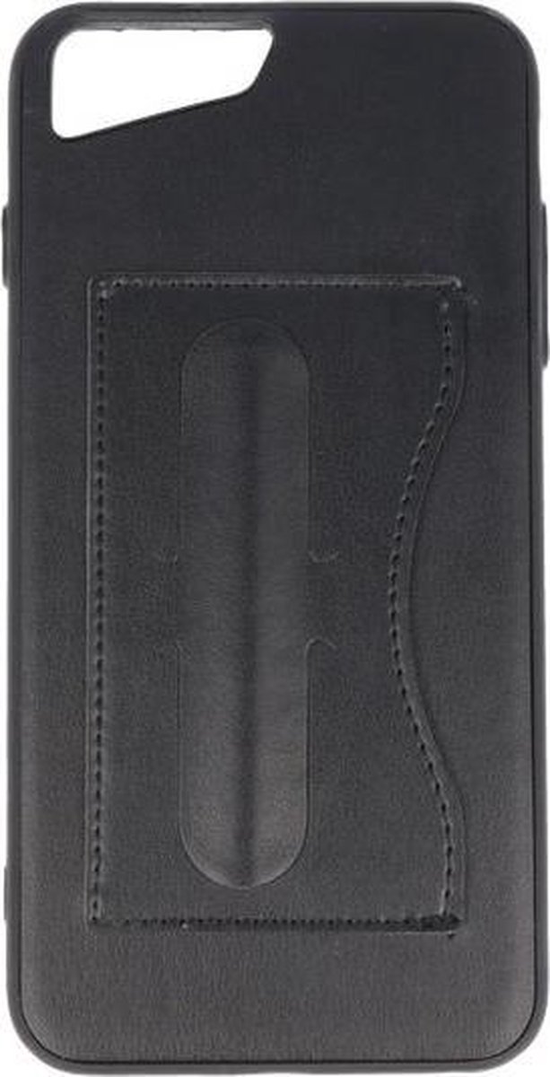 BestCases.nl Apple iPhone 7 Plus / 8 Plus Stand TPU back case hoesje Zwart