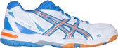 Asics Gel-Flare 5 Indoorschoenen Dames  Sportschoenen - Maat 44 - Vrouwen - wit/blauw/roze/zilver