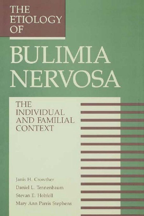 The Etiology Of Bulimia Nervosa - cover