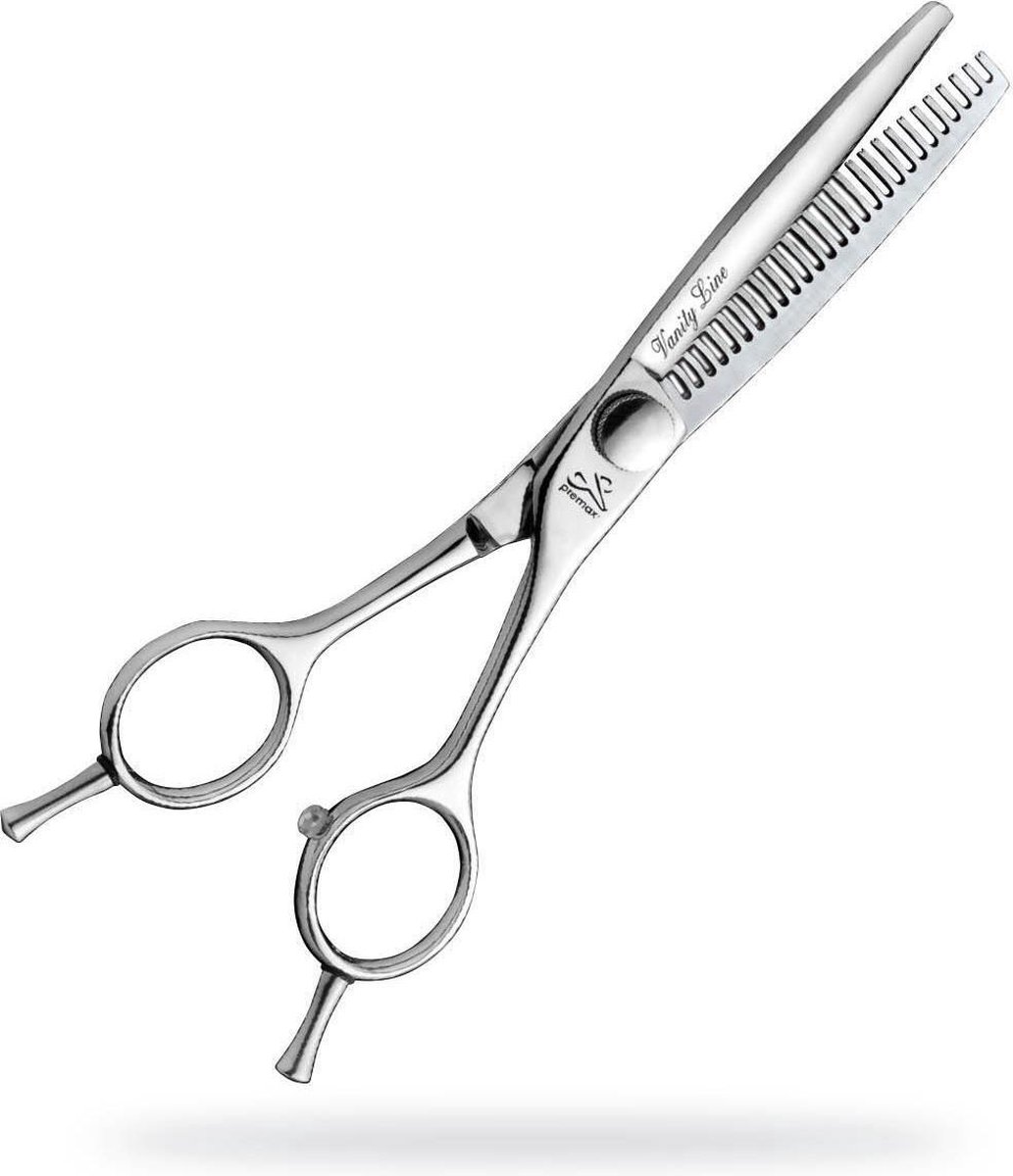 Premax® Professional Hairstylist Kappersschaar "Vanity" - Uitdunschaar-met Vingersteun- 6"- 15,24cm.