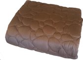 Essenza Sprei Rock - tweepersoons - 220x265 - Bruin