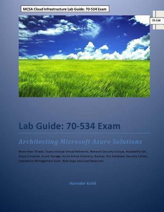 MCSA Cloud Infrastructure Lab Guide - cover