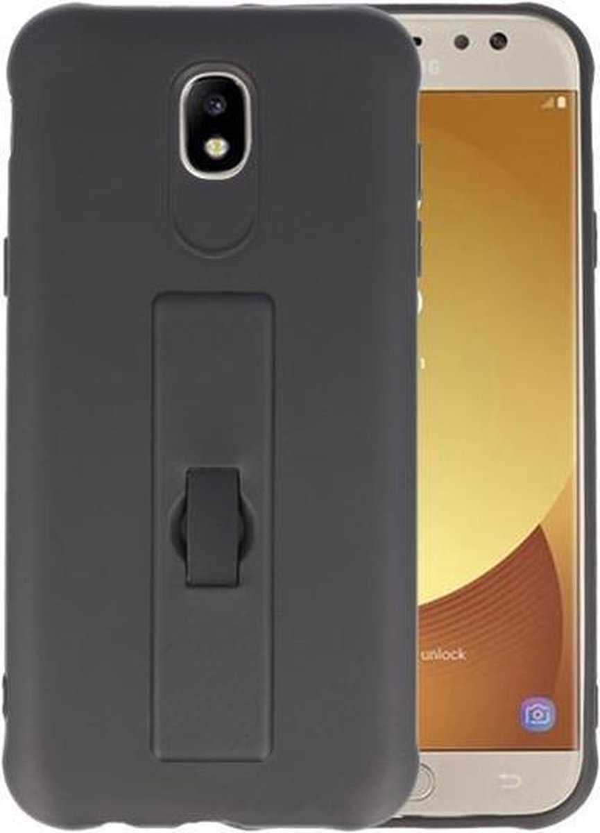 Zwart Carbon serie Zacht Case hoesje voor Samsung Galaxy J5 2017