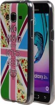 Keizerskroon TPU Cover Case voor Samsung Galaxy J3 Hoesje