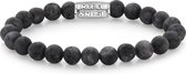 Rebel and Rose Mad Grey Seduction Armband RR-80025-S (Lengte: 19.00 cm)