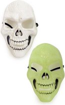 Masker skelet wit of UV-light per stuk