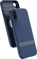 Elite Series TPU Case Cover voor Apple iPhone XS Max ( 6.5inch ) - Donkerblauw