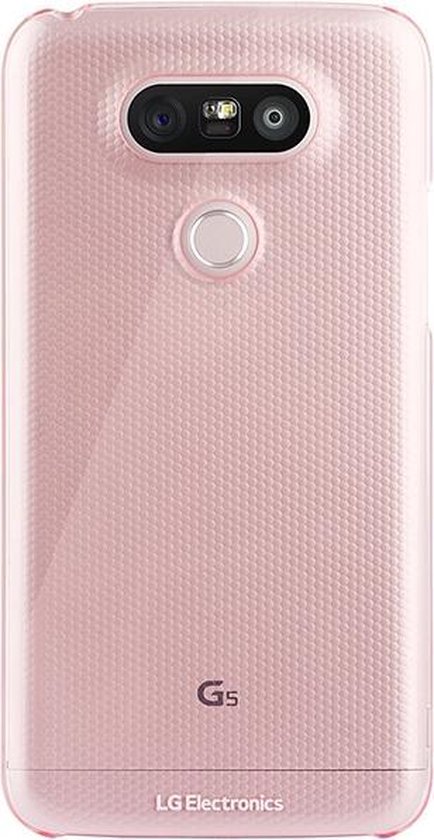 LG Originele CSV-180 Crystal Hard Case Back Cover voor LG G5 - Roze