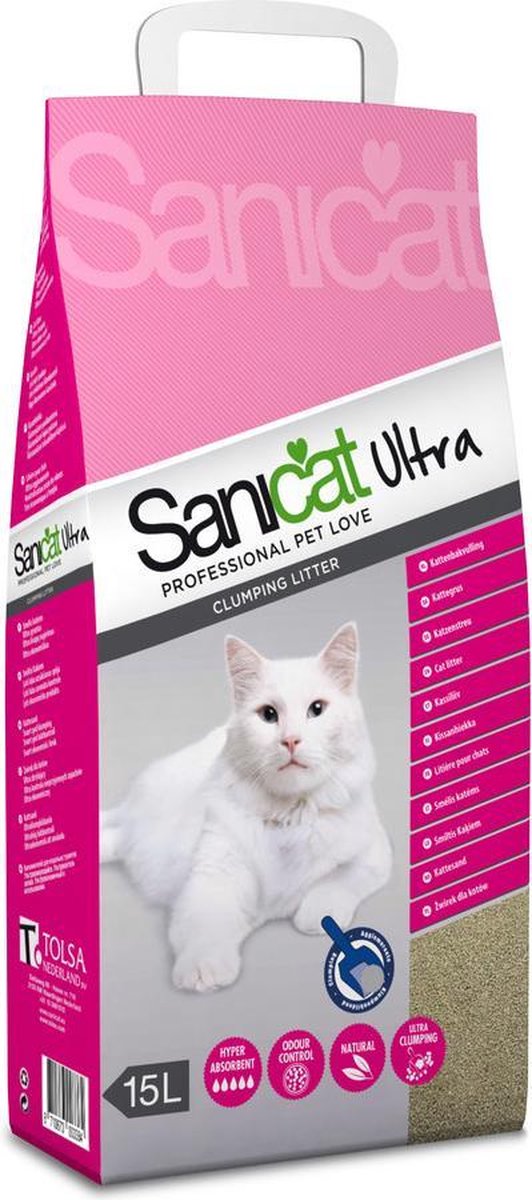 Sanicat Ultra Kattenbakvulling - 15 l