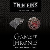 Game of Thrones Twin Pins: Stark and Targaryen Sigils: Two Enamel Pins (Enamel Pin Sets, Game of Thrones Buttons, Jewelry from Books)