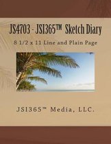 JS4703 - JSI365(TM) Sketch Diary 8 1/2 x 11 Line and Plain Page