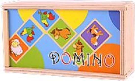 Thumbnail van een extra afbeelding van het spel 2-Play houten domino spel