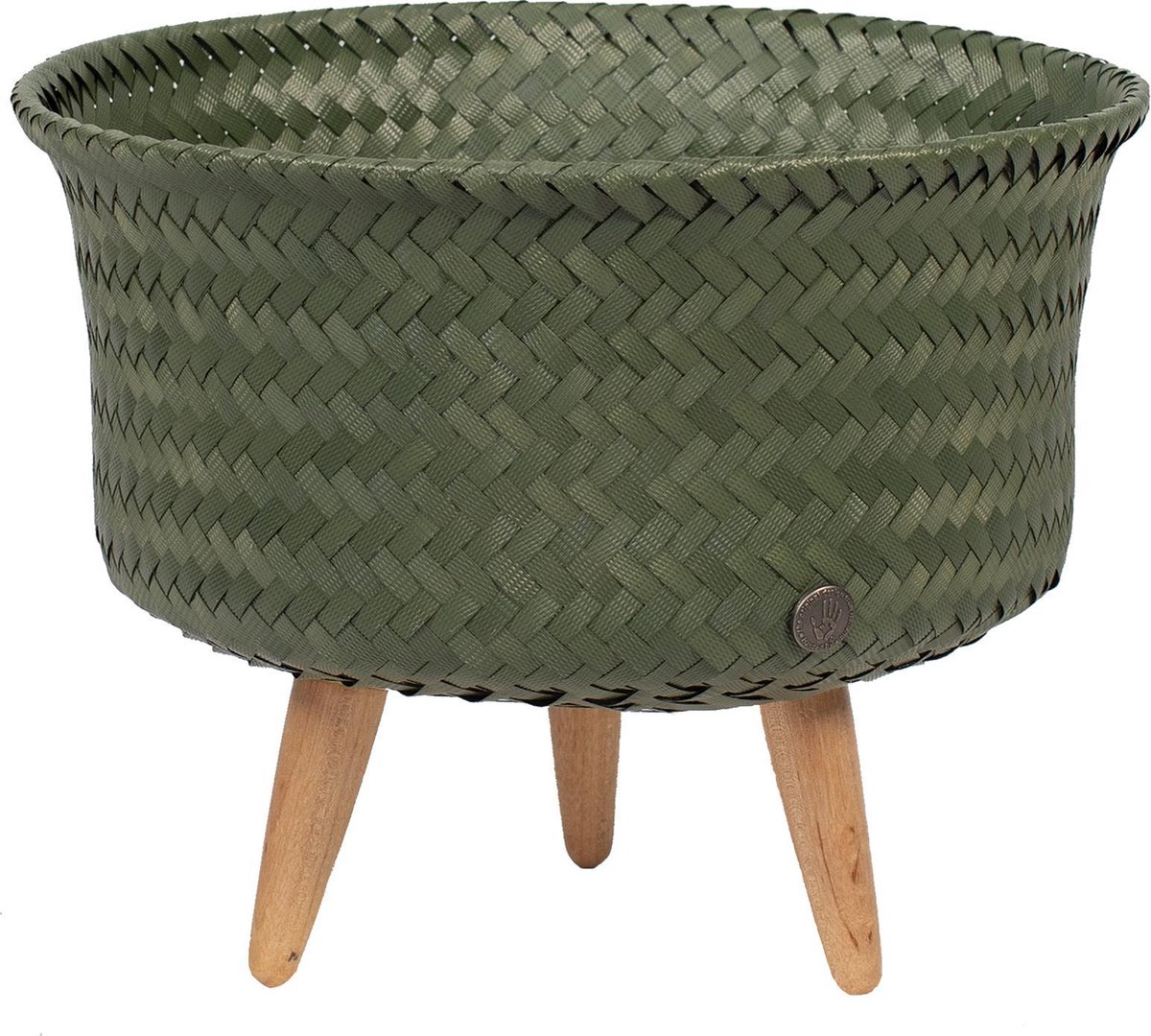 Plantenstandaard - Bloempot op poten - SET van 2! - Handed By - UP Low - donker groen - hunting green