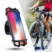 Floveme Universal Bicycle mobiele telefoonhouder, geschikt voor 4.0-6.3 inch mobiele telefoons