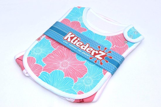 KliederZ hippe baby slabbetjes meisjes - 3 eet slabbers - slabben t/m 3 jr FB03b van KliederZ — afbeelding 5