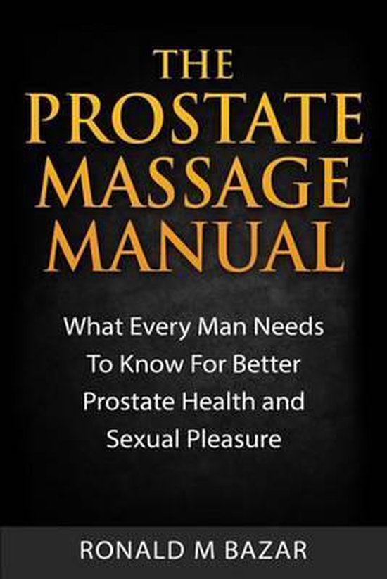 The Prostate Massage Manual - cover