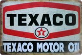 Wandbord TEXACO Retro Vintage Wand Decoratie Bord Muur Kamer Decoratie Metaal Emaille Reclame Wandborden Tekst Mancave Bar Cafe Restaurant Wanddecoratie