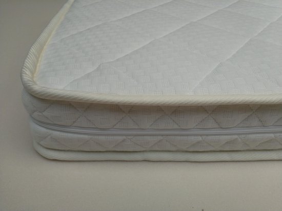 Matrassenmaker - matras 40x90 koudschuim HR40 dubbeldoek met rits