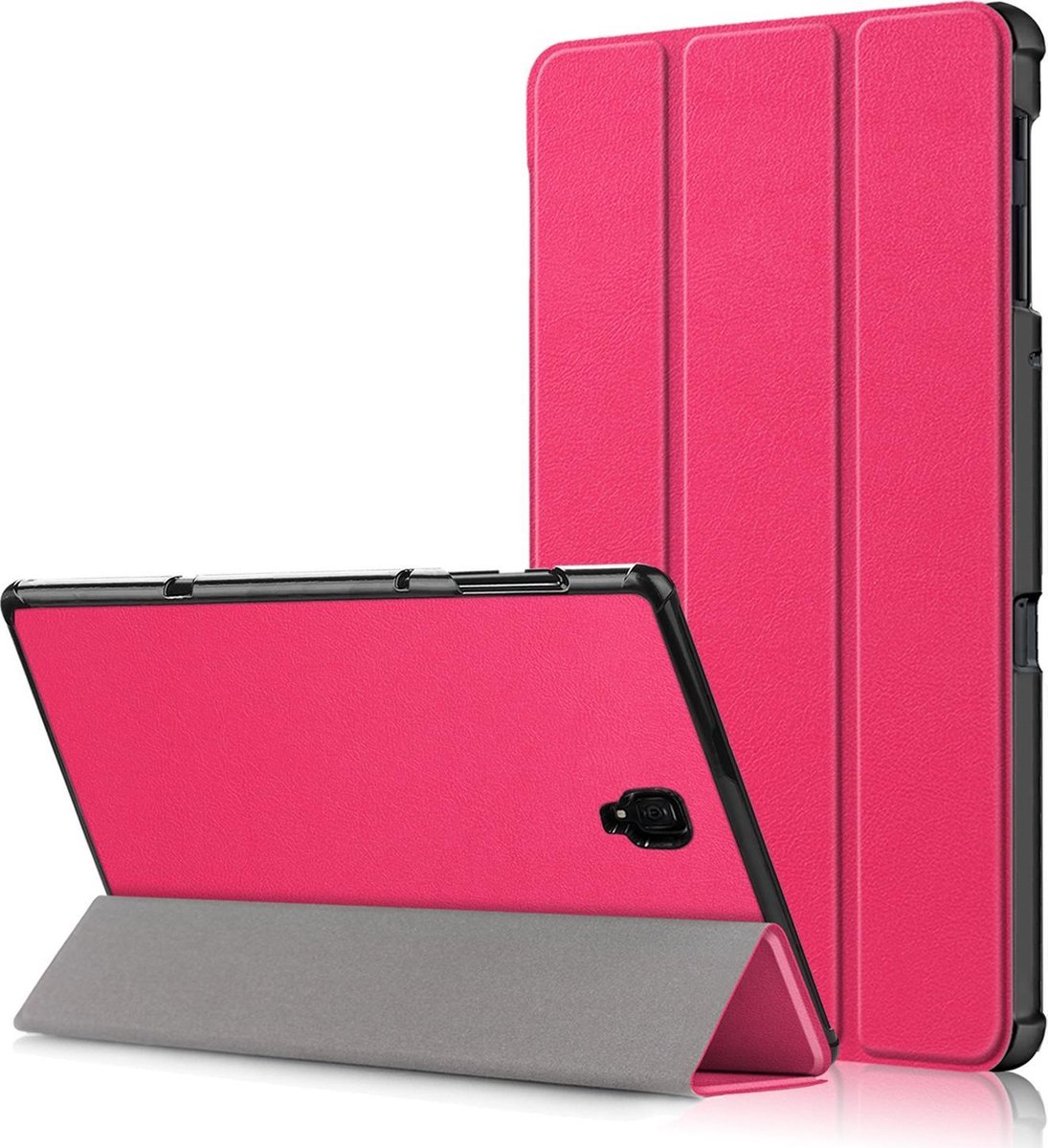 Samsung Galaxy Tab A 10.5 2018 Hoesje Book Case Hoes Cover Donker Roze - BTH