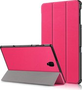 Samsung Galaxy Tab A 10.5 2018 Hoesje Book Case Hoes Cover Donker Roze