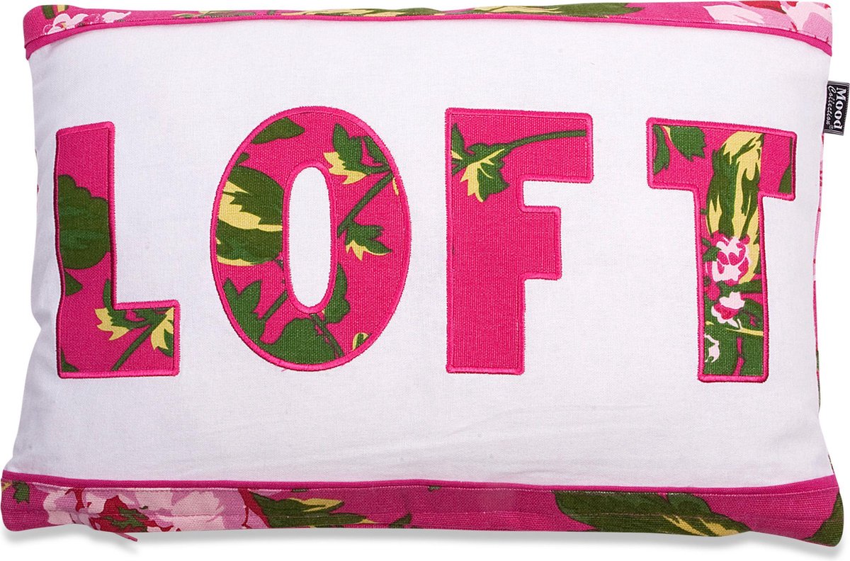 In The Mood Cherio Loft - Sierkussen - 30x45 cm - Fuchsia