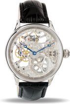 Davis 0890 Scelet Watch - Mechanisch - Horloge - Ø 45mm