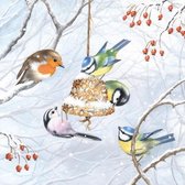 Ambiente servetten -  Winterbirds - 33 x 33