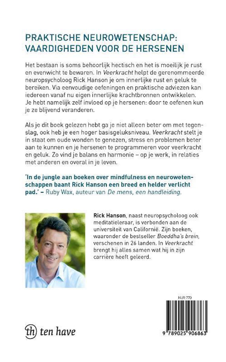 Portret van Rick Hanson, de auteur van het boek.