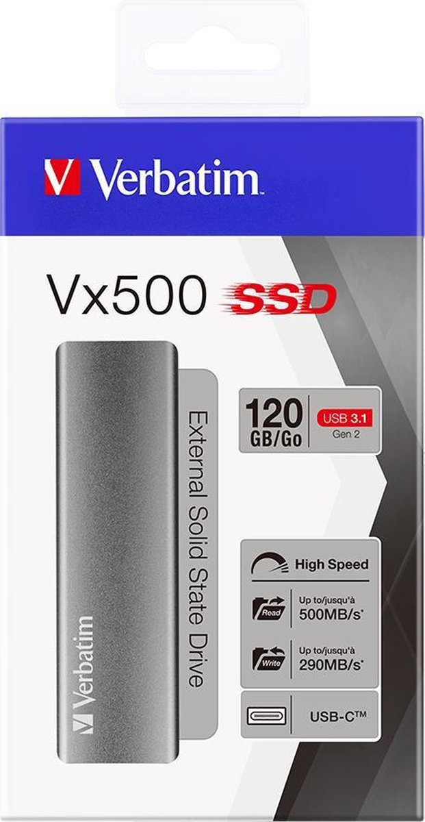 Verbatim Vx500 Externe SSD 120GB