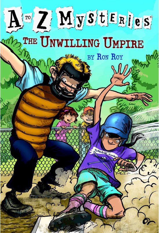 A to Z Mysteries 21 - A to Z Mysteries: The Unwilling Umpire - cover