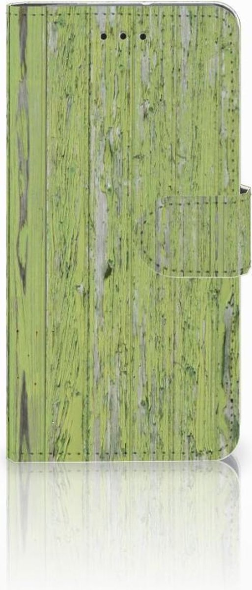 Motorola Moto G7 Play Book Style Case Green Wood