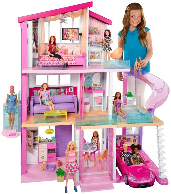 Barbie Droomhuis Poppenhuis Met Kamers Lift, Zwembad En Glijbaan 70  Accessoires M Hoog En 1,20 M Breed Cadeau Voor Kinderen Vanaf Jaar |  munichaglla.gob.pe