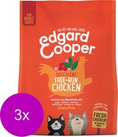 Edgard&Cooper Adult Kip - Kattenvoer - 3 x 300 g
