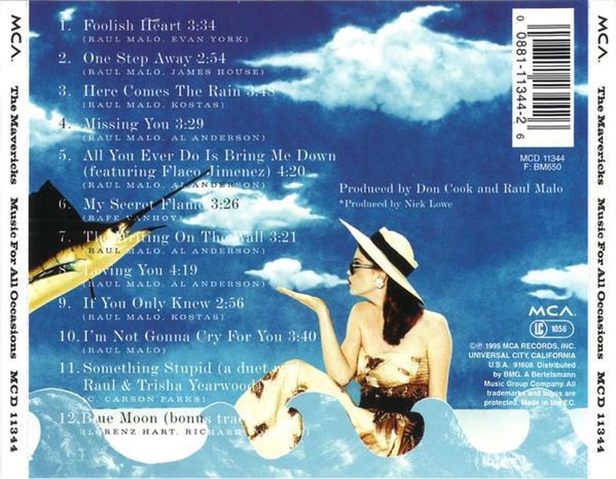 Music For All Occasions, The Mavericks CD (album) Muziek bol