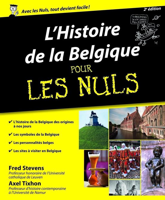 L'histoire de la Belgique Pour les Nuls 2ed - cover