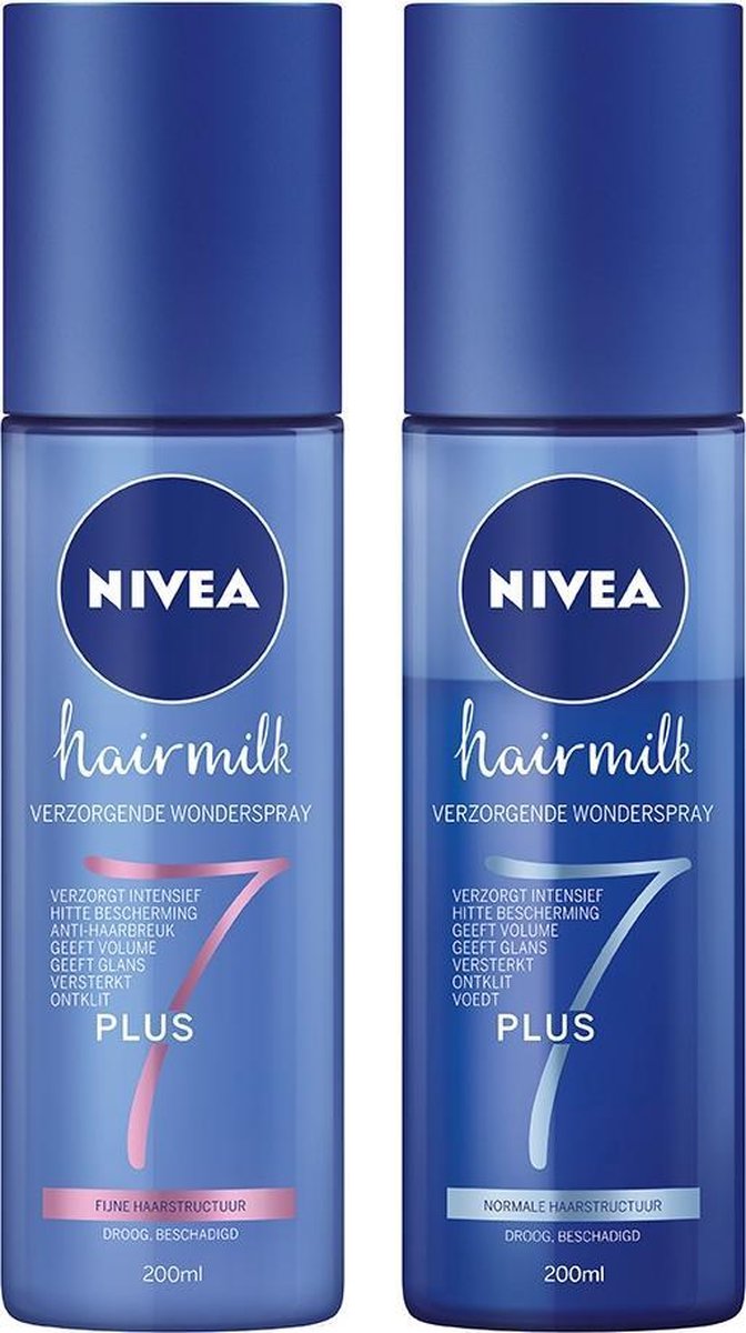 NIVEA Hairmilk Verzorgende Wonderspray voor Fijn Haar - 200 ml | bol.com