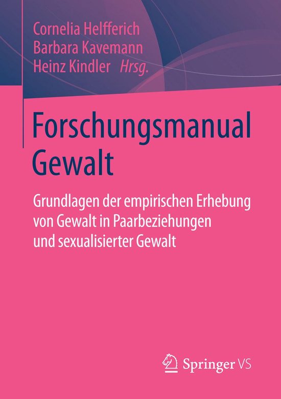 Forschungsmanual Gewalt - cover