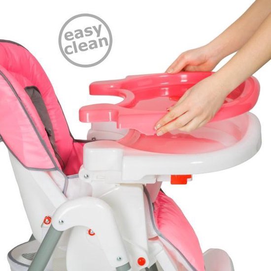 TecTake kinderstoel - babystoel - roze - 400680 - Tectake