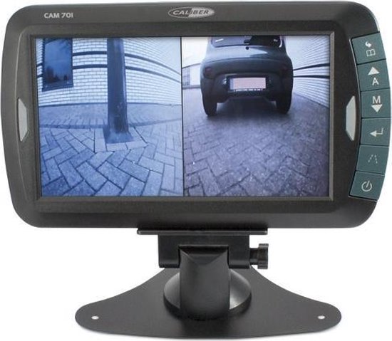 Caliber CAM701 -  Achteruitrijcamera draadloos met 7 Inch monitor - Zwart