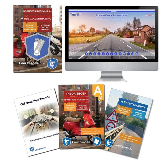 Scooter Theorieboek voor het CBR Scooter-theorie-examen 2022 - Met USB -  Samenvatting | bol.com