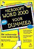 Microsoft Word 2000 voor Dummies