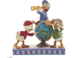 Disney beeldje - Traditions collectie - Navigating Nephews - Kwik, Kwek & Kwak