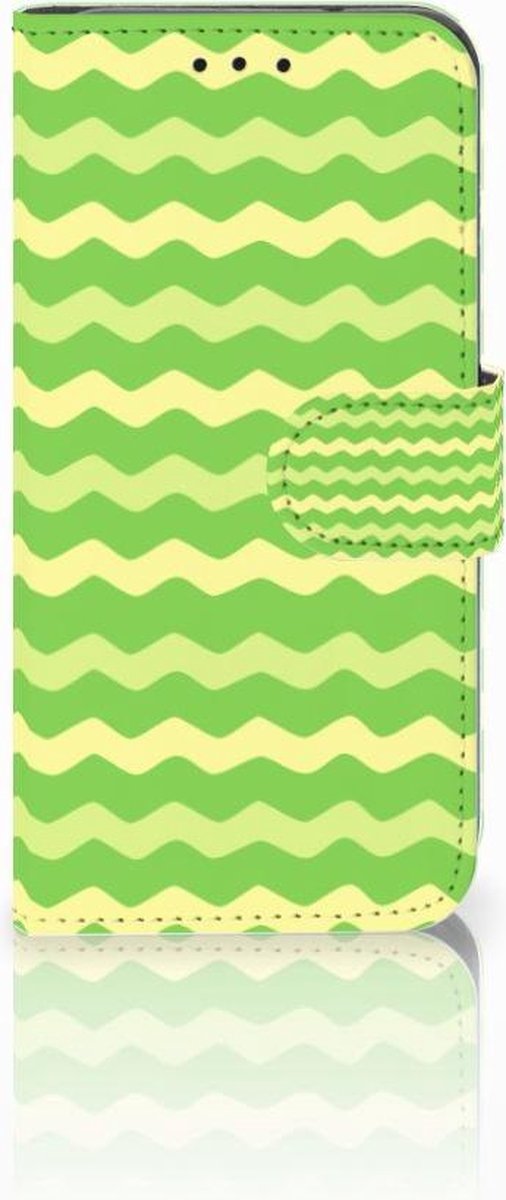 Samsung Galaxy S10e Telefoon Hoesje Waves Green