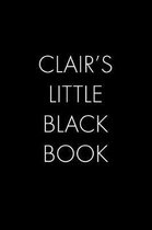 Clair's Little Black Book