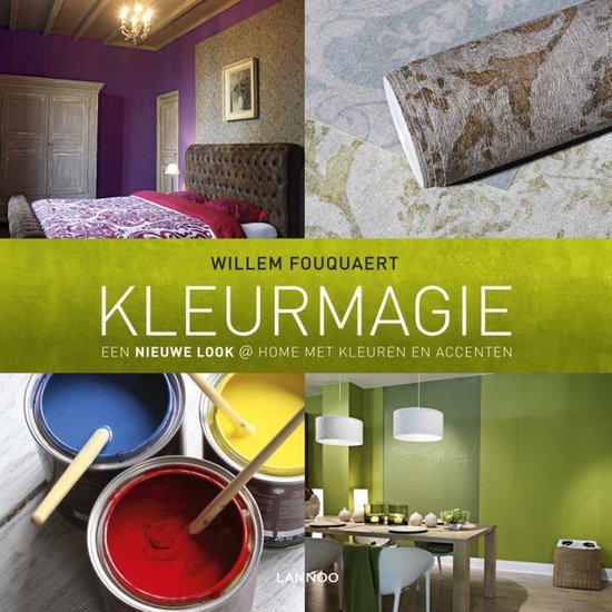 Cover van het boek 'Kleurmagie' van Willem Fouquaert