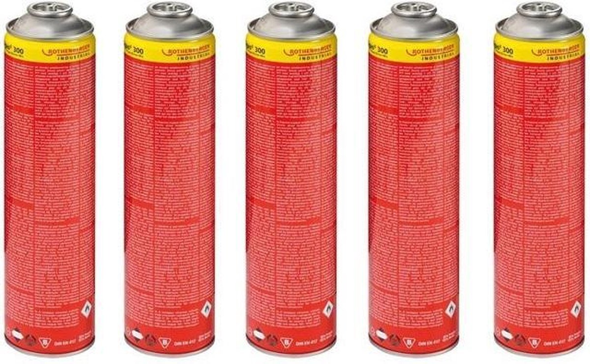 Rothenberger 5x Multigas 300 Jumbo 600 Ml Bol 